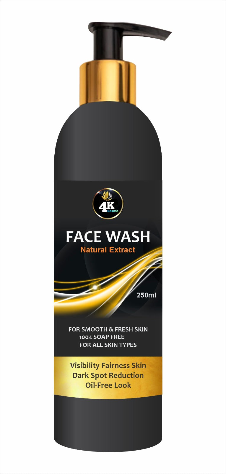 4K Face Wash 250ML (Natural Extract by 4K Enterprises)