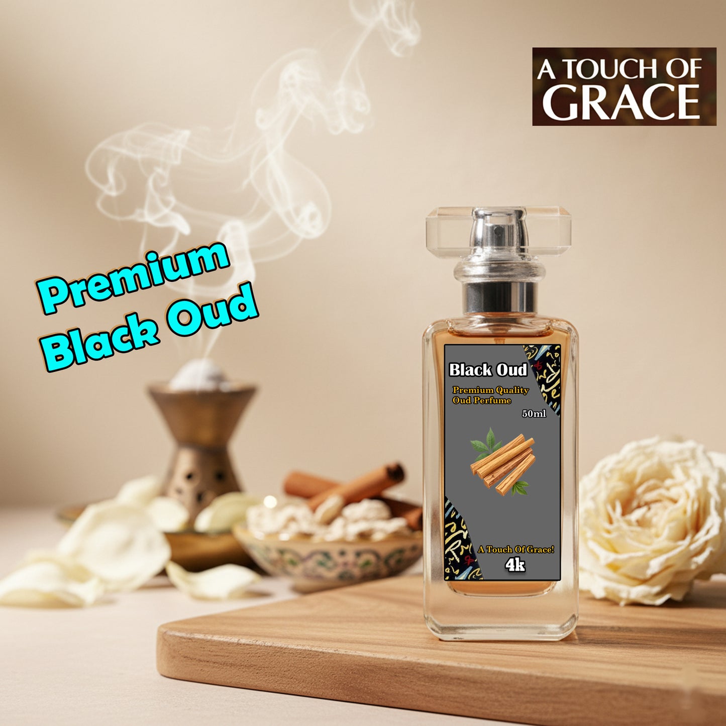 Black Oud Premium Perfume 50ml