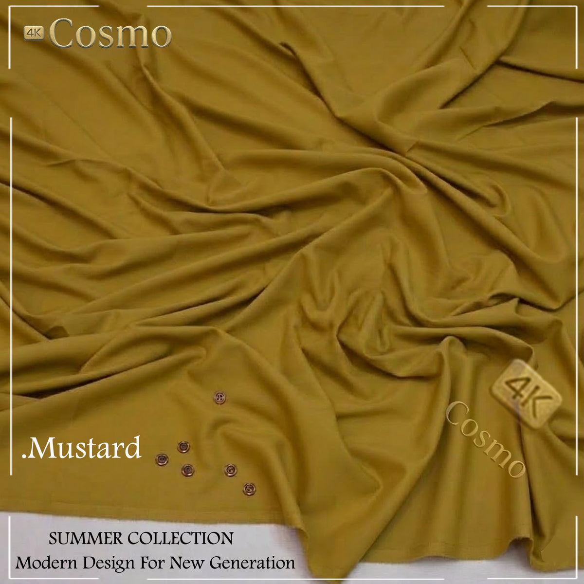 4K Classic Mustard UNSTITCHED