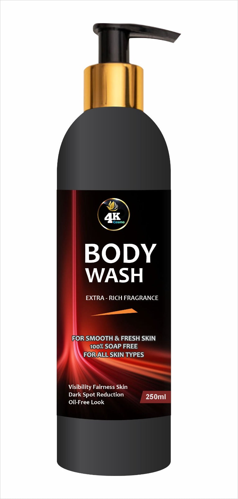 4K Body Wash 250ML by 4K Enterprises
