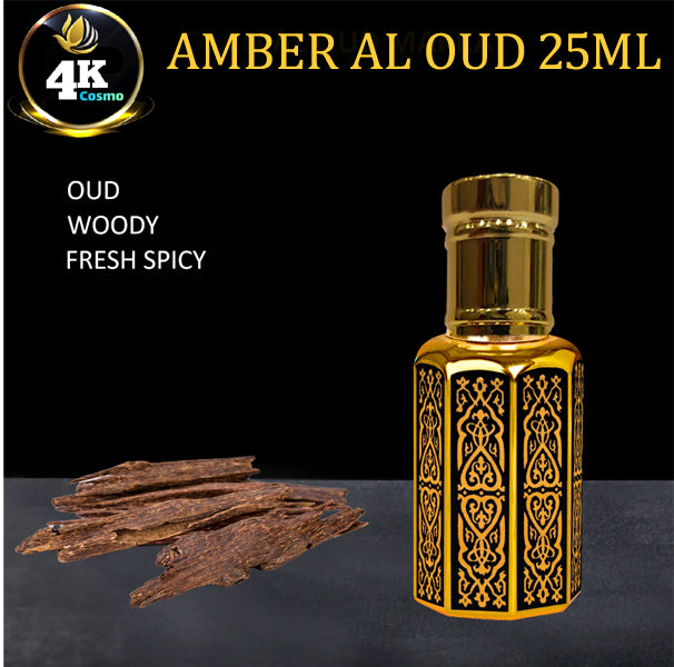 Amber Al Oud 25ML by 4K Cosmo