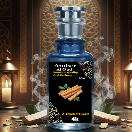 4K Amber Al Oud Perfume 100ml