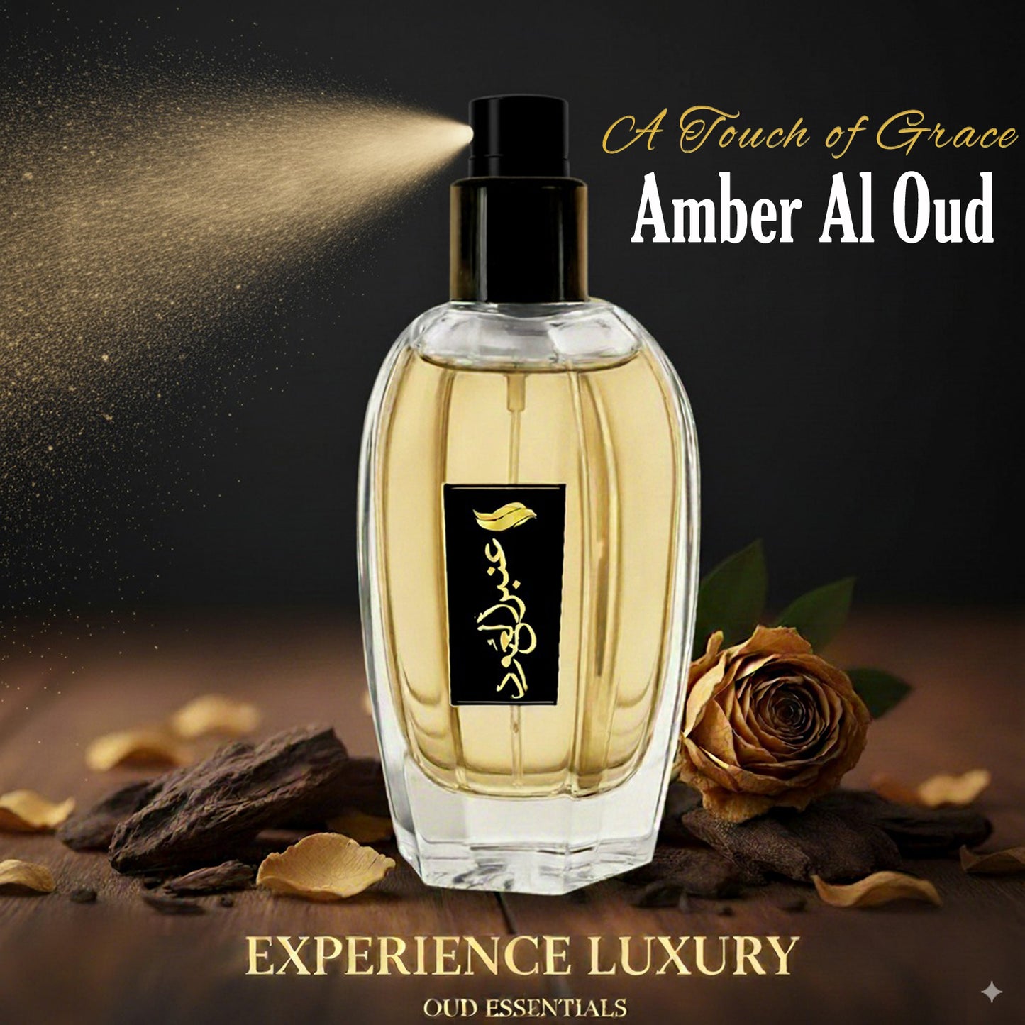 4K Amber Al Oud Perfume 30ml