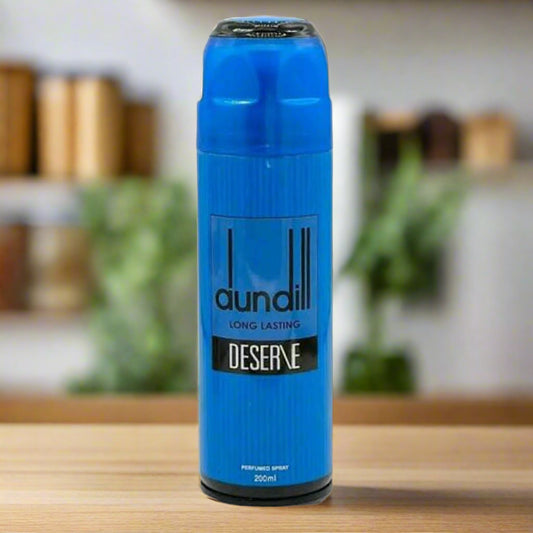 Dundill Deserve Blue Body Spray-200ml By Freshrite