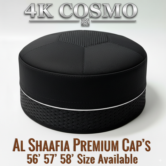 Al Shaafia Premium Cap (Dark Black)