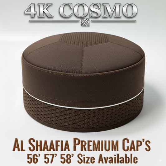 Al Shaafia Premium Cap (Dark Brown)
