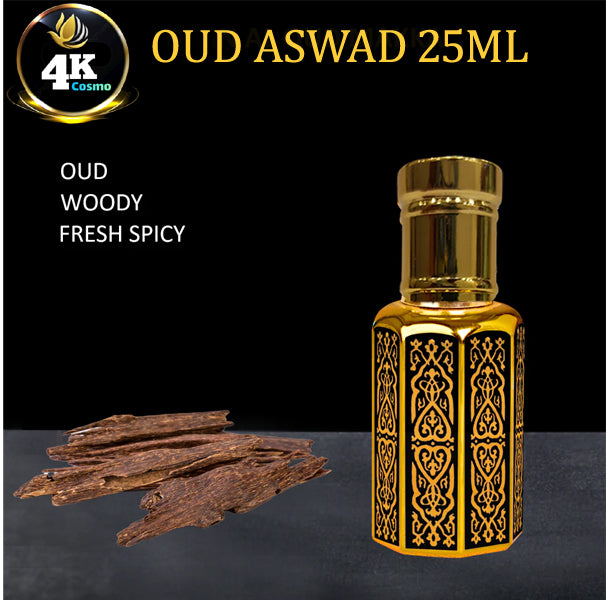 OUD ASWAD 25ML by 4K COSMO