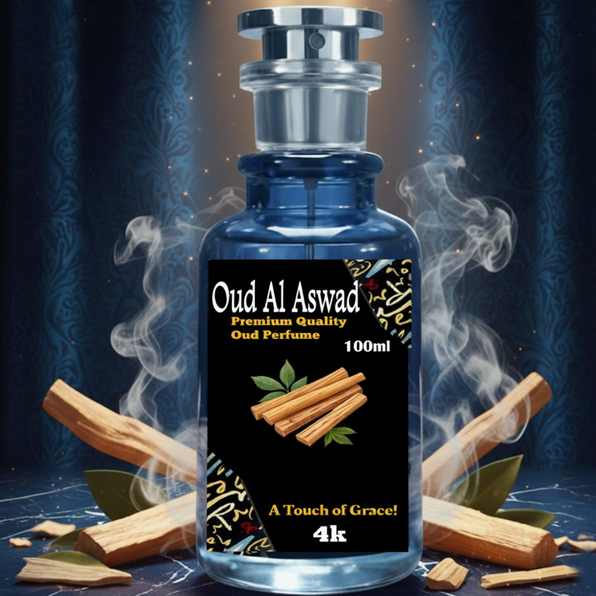 Oud Al Aswad Perfume 100ml by 4K Cosmo