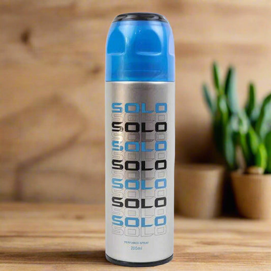 Solid Blue Solo Body Spray by Freshrite 200 ML
